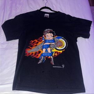 vintage betty boop graphic tee